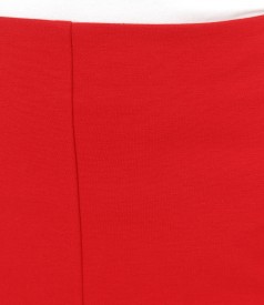 Fusta clos din jerse elastic gros