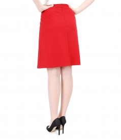 Fusta clos din jerse elastic gros