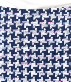 Fusta din bucle multicolor cu bumbac
