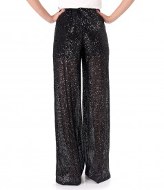 Pantaloni de seara din paiete
