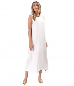 Rochie eleganta lunga din stofa cu viscoza