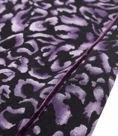 Rochie eleganta din jerse elastic gros cu animal print