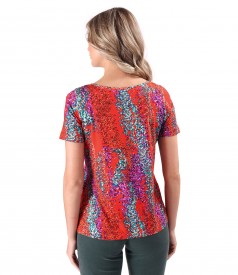 Bluza din jerse elastic de viscoza
