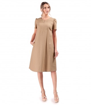 Rochie evazata cu in