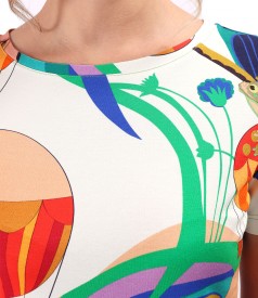 Bluza din jerse elastic de viscoza