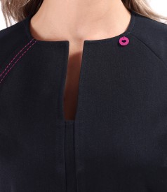 Rochie office din stofa elastica cu viscoza