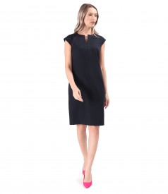 Rochie office din stofa elastica cu viscoza