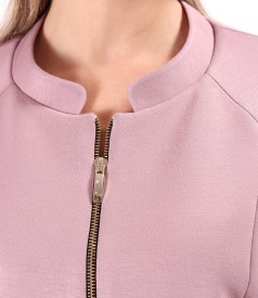 Sacou elegant din scuba cu viscoza