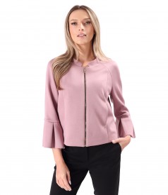 Sacou elegant din scuba cu viscoza