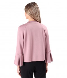 Sacou elegant din scuba cu viscoza