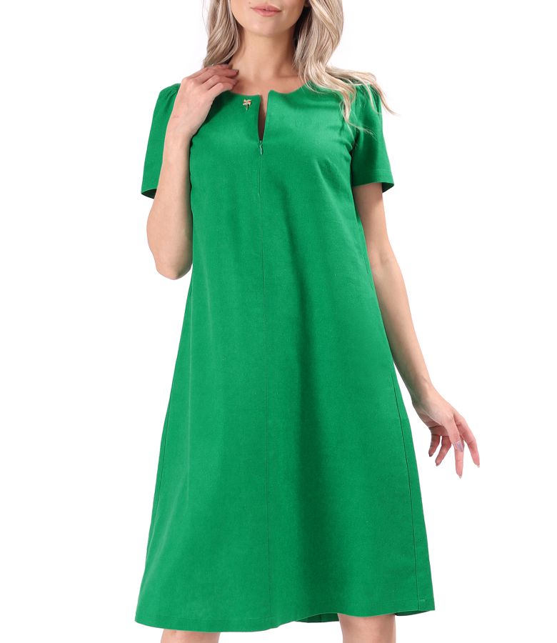 Rochie evazata cu in