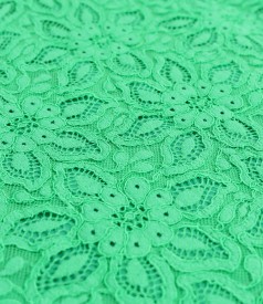 Rochie eleganta din dantela plina de bumbac cu motive florale