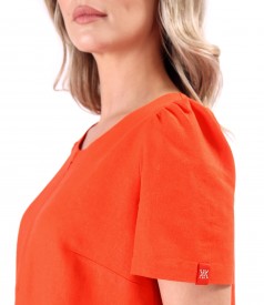 Rochie evazata cu in