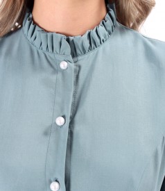 Rochie eleganta tip camasa din viscoza