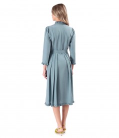 Rochie eleganta tip camasa din viscoza
