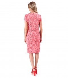 Rochie lejera cu in imprimata cu motive florale