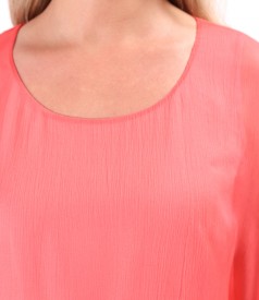 Rochie fluture din voal de matase naturala